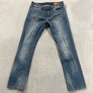 Jean Shop Jeans 33x33 Selvedge Mick Slim Straight Cotton Western Cowboy Y2K